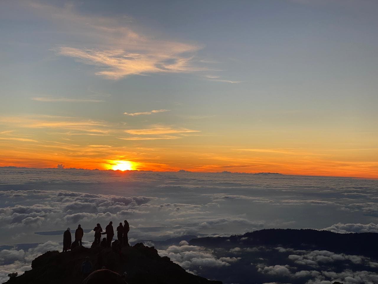 Mount Rinjani Trekking View